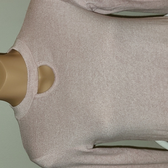 Blush pink sweater dress junior size 10 - Picture 3 of 6